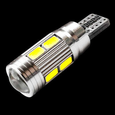 Лед Крушки За Габарит, Т10 W5W LED 10 SMD, Canbus, 12V, Бяла Светлина