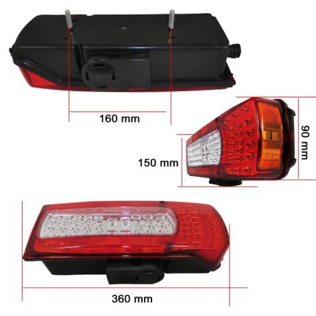 Комплект Led Стопове за Влекач Камион Волво Volvo FH / FM след 2012г
