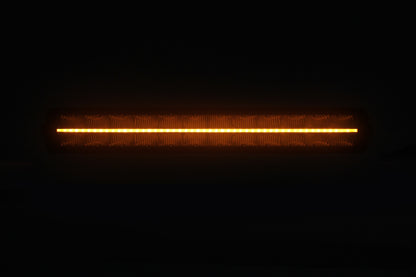 56 cm / 22 Инча 12V - 24V Led Bar Лед Бар Пиано дизайн Диоден Прожектор Супер Мощен Бяла и Оранжева Светлина Габарит Мъгла Блиц Високо Качество Ново Поколение 10900LM