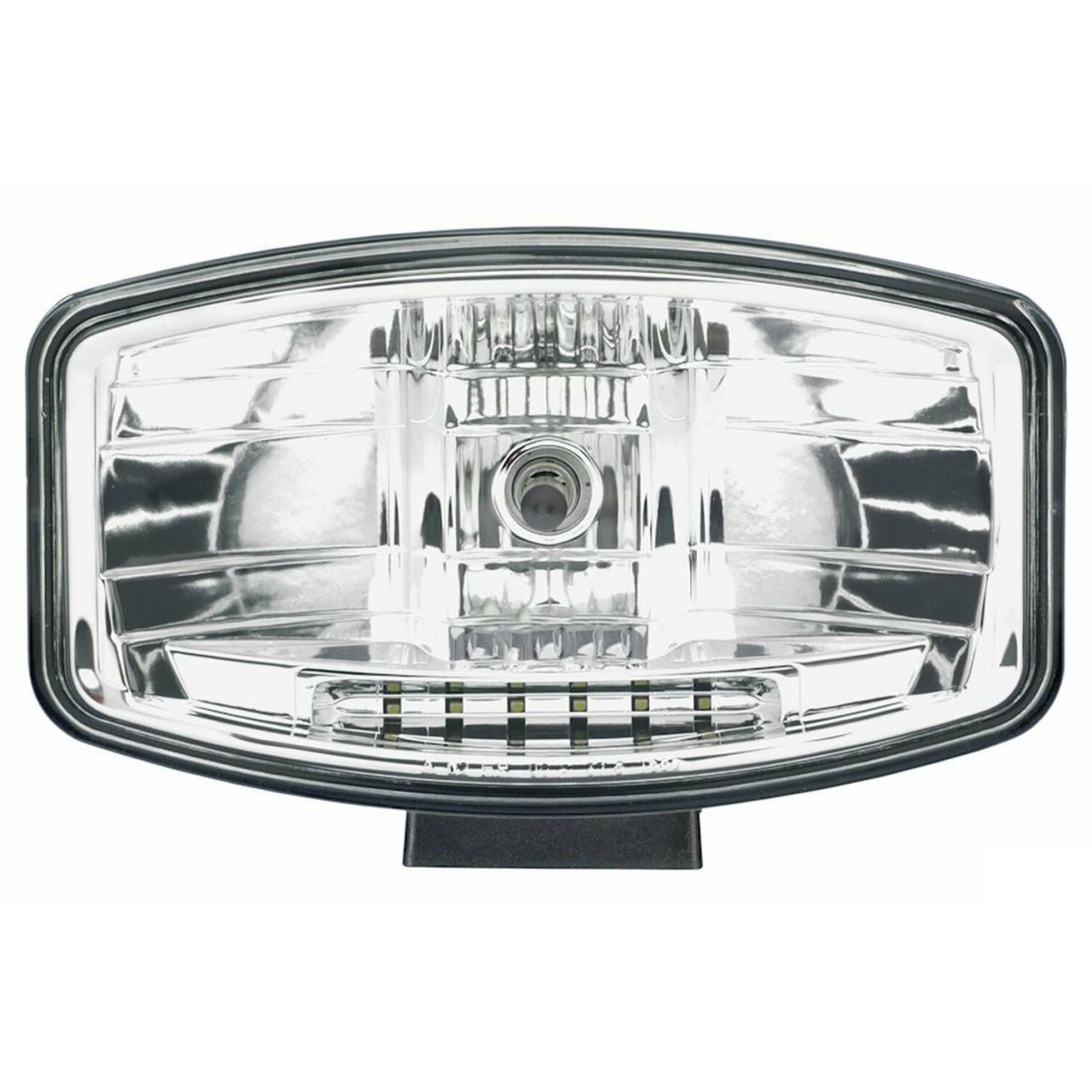 Комплект 2 Броя Халоген, Фар, 265mm X 161mm, 12V 24V, Крушка H7 + 6 LED ЛЕД Диода, E-Mark, За Камион, Трактор, Багер, Земеделски Машини и др.