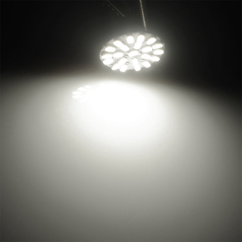 LED Лед Крушки, 22 SMD, BA15S 1156 (P21W), BAU15S 1156 (PY21W), 12V - 24V, Бяла, Оранжева, Червена, Синя Светлина