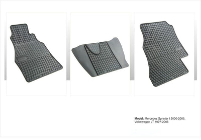 Гумени стелки Frogum за Mercedes Sprinter (1996-2006)/VW LT (2000-2006) – пасване по модел