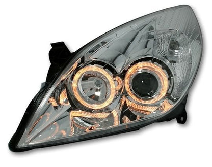 Кристални фарове  OPEL VECTRA C  (05-09) - хром