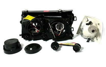 Кристални фарове  Angel Eyes VW PASSAT 3B/ B5 (1997-2000)  - черни