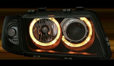 Кристални фарове  Angel Eyes AUDI A3 (96-00) - хром