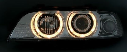 Кристални фарове  Angel Eyes BMW E39  (1995-2003) - черни