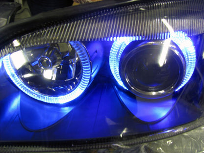 Кристални фарове  Angel Eyes VW PASSAT  B5.5 (01-05)  - хром