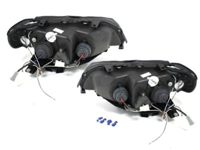 Кристални фарове  Angel Eyes BMW X5  (99-03) - черни