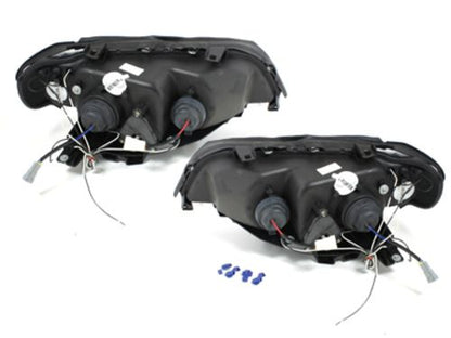 Кристални фарове  Angel Eyes BMW X5  (99-03) - черни