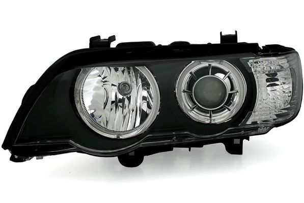 Кристални фарове Angel Eyes BMW X5 E53 (1999-2003) - черни