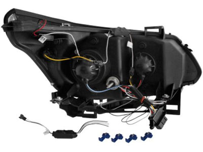 Кристални фарове BMW E60 (2003-2007) - хром