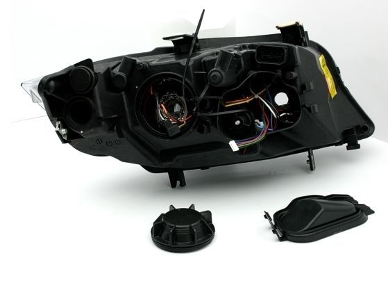 Кристални фарове  Angel Eyes BMW E90  (2005-2009) - черни