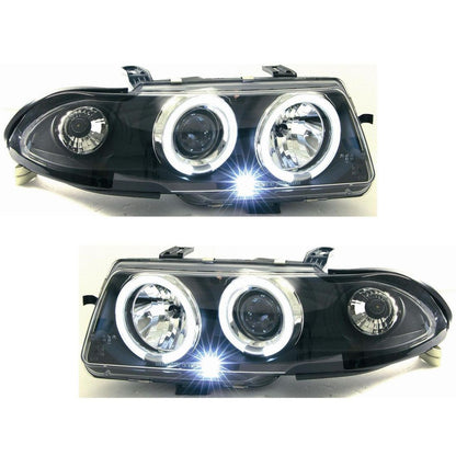 Кристални фарове OPEL ASTRA F (1991-1994) - черни