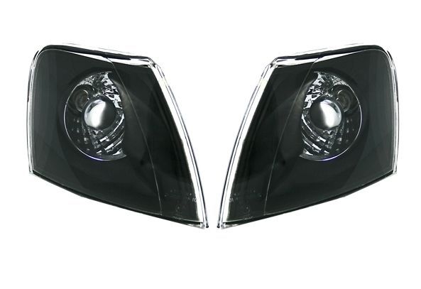 Кристални мигачи до фара VW Passat (97-01) - черни