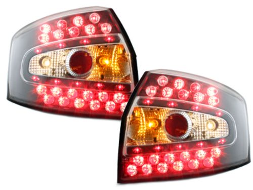 Диодни стопове  AUDI A4 седан  (2001-2004) - черни
