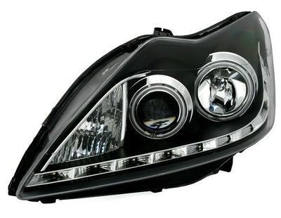 Кристални фарове FORD FOCUS (08-11) - черни