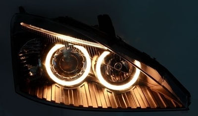 Кристални фарове ANGEL EYES FORD FOCUS (2001-2004) - черни