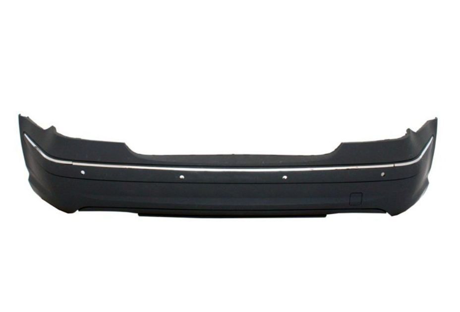 Тунинг броня задна за  Mercedes W211 E-Class (2002-2009) - AMG Design с отвори за парктроник