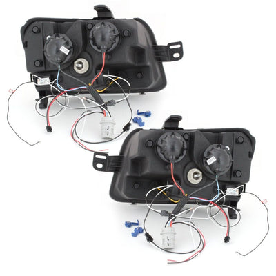 Кристални фарове FIAT PANDA (03-09)  - хром