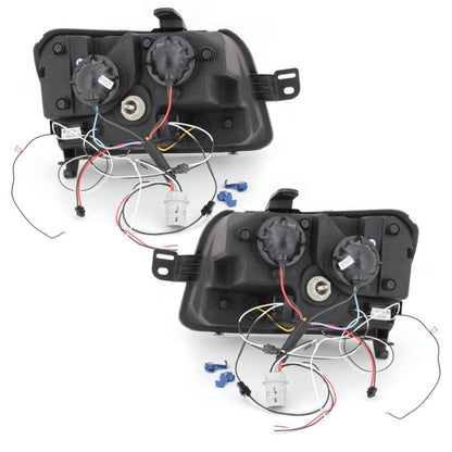 Кристални фарове FIAT PANDA (03-09)  - хром