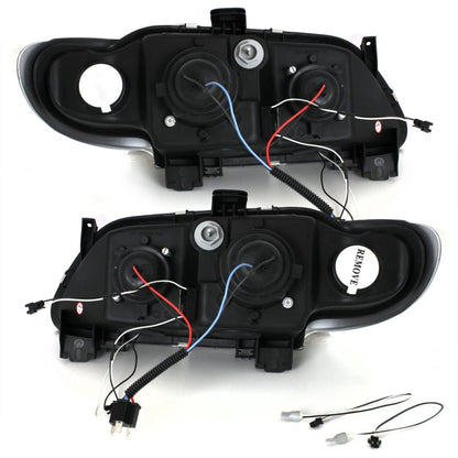 Кристални фарове Renault Megane (1996-1999) - черни