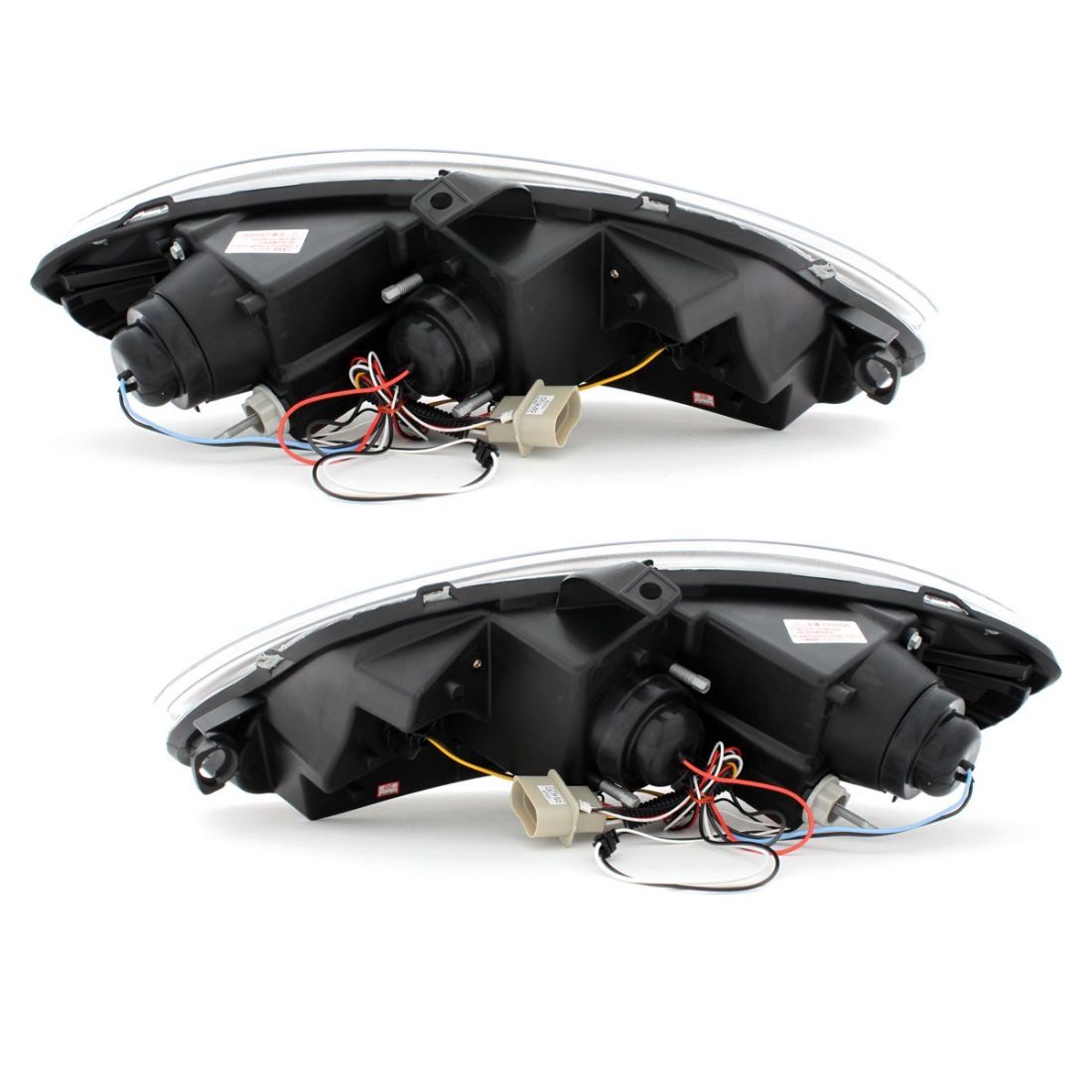 Кристални фарове SEAT ALTEA / LEON / TOLEDO (2005-2009) - черни