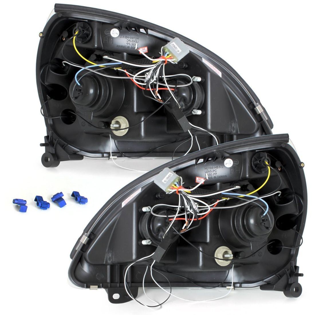 Кристални фарове ANGEL EYES RENAULT CLIO MK3 (01-05) - хром