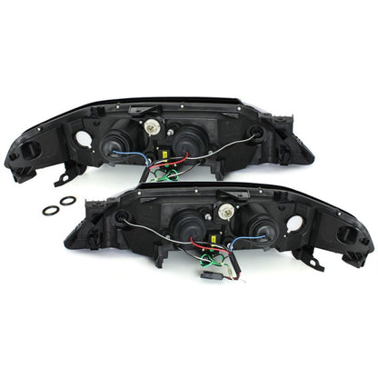 Кристални фарове RENAULT LAGUNA (2001-2005) - черни