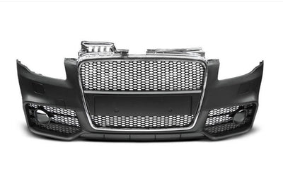 Предна броня за Audi A4 B7 8E (2004-2008) - S-Line Design с хром лайсна