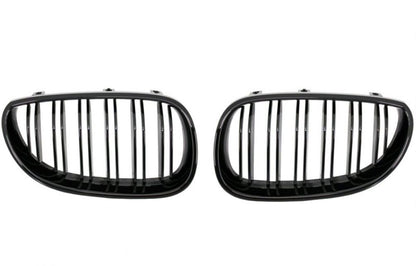 Решетки за  BMW E60 (2003-2010) - черни двойни дизайн