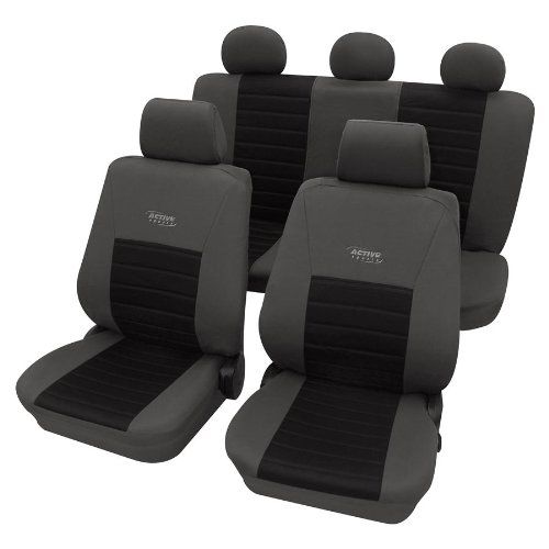 Тапицерии за седалки Petex "Active Sports" - Черно-сив цвят