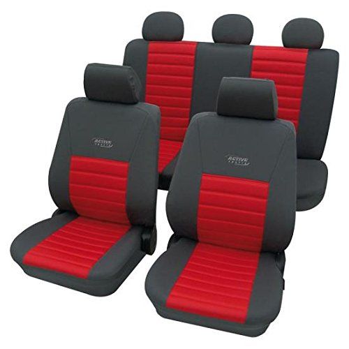 Тапицерии за седалки Petex "Active Sports" - Червено-сив цвят