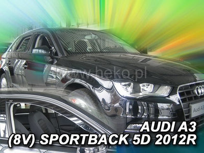 ВЕТРОБРАНИ ЗА AUDI A3 (2012-2020) 5 ВРАТИ - 2БР. ПРЕДНИ