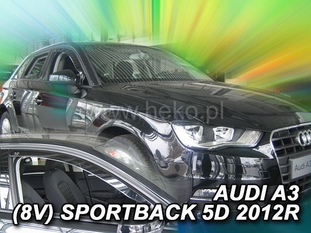 ВЕТРОБРАНИ ЗА AUDI A3 (2012-2020) 5 ВРАТИ - 2БР. ПРЕДНИ