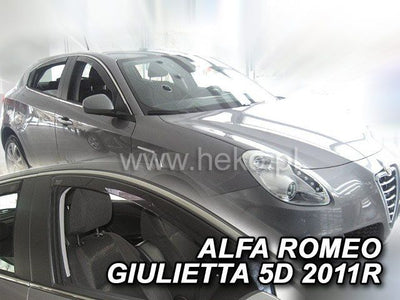 ВЕТРОБРАНИ ЗА ALFA ROMEO GIULIETTA (2010+) 5 ВРАТИ - 2БР. ПРЕДНИ