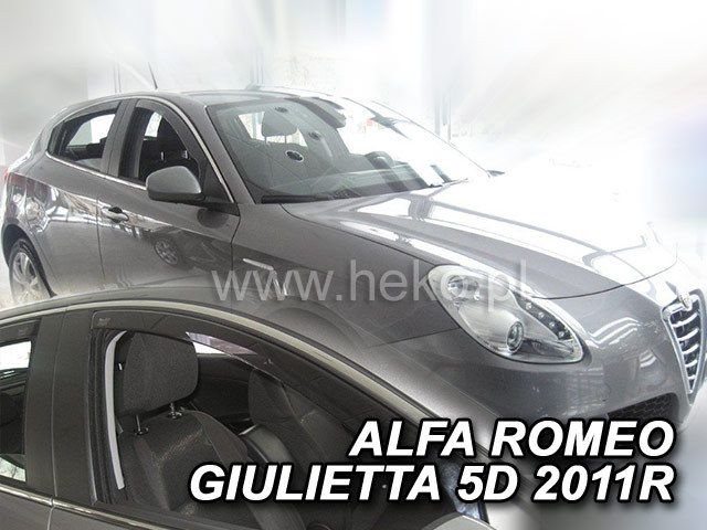 ВЕТРОБРАНИ ЗА ALFA ROMEO GIULIETTA (2010+) 5 ВРАТИ - 2БР. ПРЕДНИ