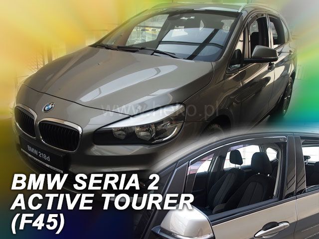 ВЕТРОБРАНИ ЗА BMW 2 F45 ACTIVE TOURER (2015+) 5 ВРАТИ - 2БР. ПРЕДНИ