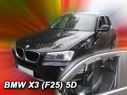 ВЕТРОБРАНИ ЗА BMW X3 F25 (2010+) 2БР. ПРЕДНИ