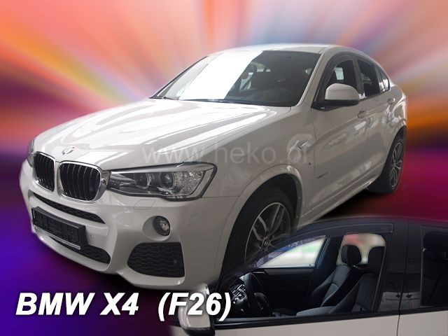 ВЕТРОБРАНИ ЗА BMW X4 F26 (2013+) 2БР. ПРЕДНИ