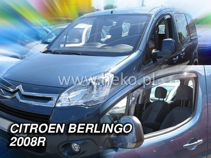 ВЕТРОБРАНИ ЗА CITROEN BERLINGO (2008-2017) / PEUGEOT PARTNER (2008-2017) - 2БР. ПРЕДНИ