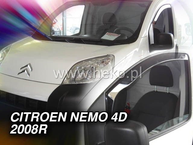 ВЕТРОБРАНИ ЗА CITROEN NEMO / FIAT FIORINO / QUBO / PEUGEOT BIPPER (2008+)