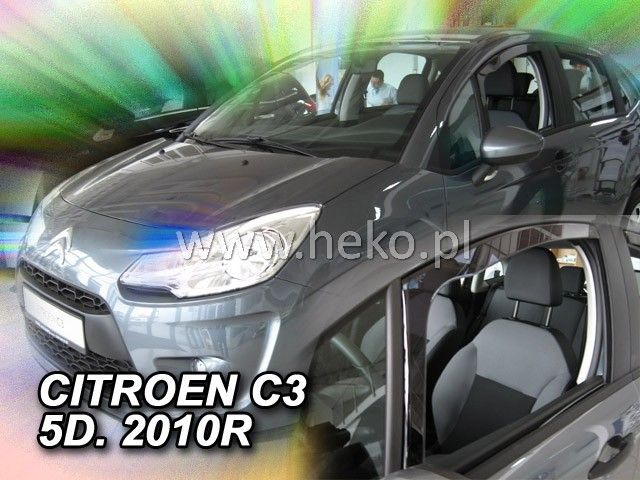 ВЕТРОБРАНИ ЗА CITROEN C3 (2002-2009) 5 ВРАТИ - 2БР. ПРЕДНИ