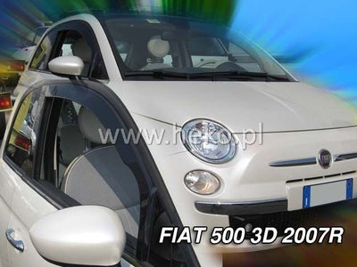ВЕТРОБРАНИ ЗА FIAT 500 L (2012+) 5 ВРАТИ - 2БР. ПРЕДНИ