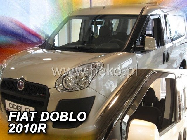 ВЕТРОБРАНИ ЗА FIAT DOBLO II (2010+) / OPEL COMBO (2011+) - 2БР. ПРЕДНИ