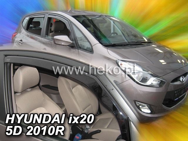 ВЕТРОБРАНИ ЗА HYUNDAI IX20 (2010+) 5 ВРАТИ - 2БР. ПРЕДНИ