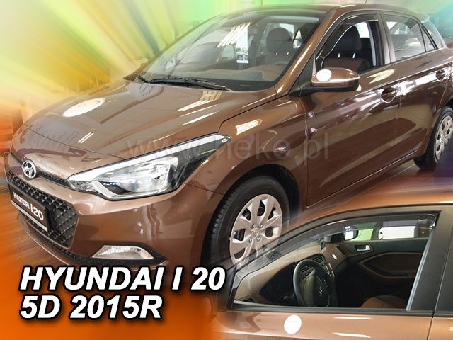ВЕТРОБРАНИ ЗА HYUNDAI I20 (2015-2019) 5 ВРАТИ - 2БР. ПРЕДНИ