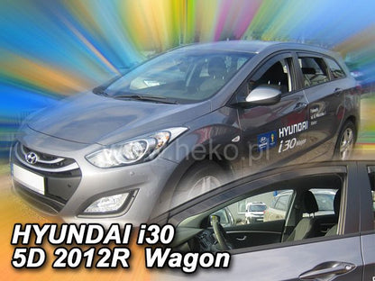 ВЕТРОБРАНИ ЗА HYUNDAI I30 (2012-2017) 5 ВРАТИ - 2БР. ПРЕДНИ