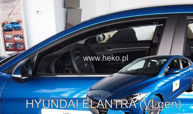 ВЕТРОБРАНИ ЗА HYUNDAI ELANTRA (2016+) SEDAN - 2БР. ПРЕДНИ