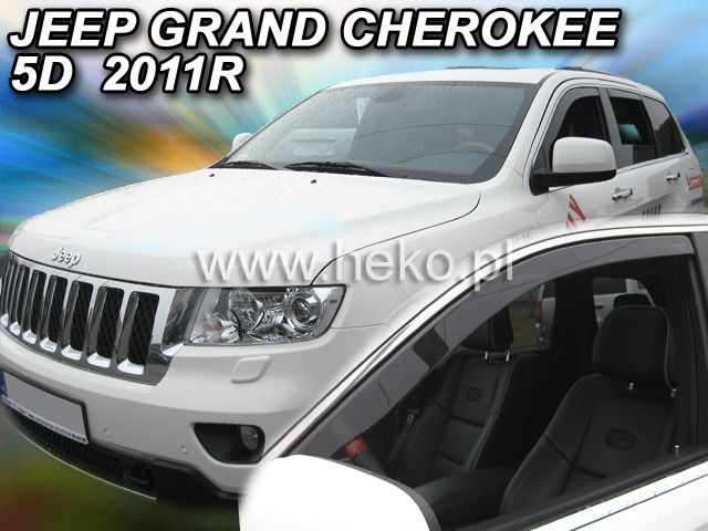 ВЕТРОБРАНИ ЗА JEEP GRAND CHEROKEE (2011+) 5 ВРАТИ - 2БР. ПРЕДНИ