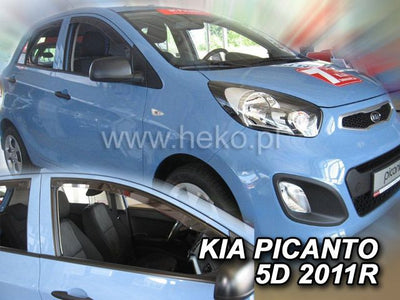ВЕТРОБРАНИ ЗА KIA PICANTO (2011-2017) 5 ВРАТИ - 2БР. ПРЕДНИ